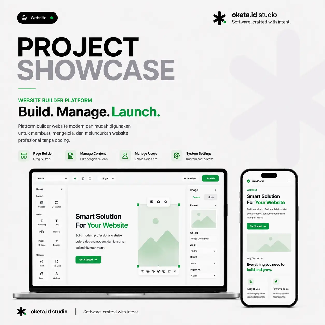 Jasa Pembuatan Website Platform Website Builder Lombok 1